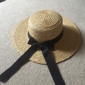 Vintage straw sunhat