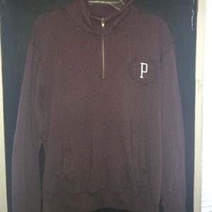 PINK half zip hoodie