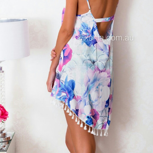 Xenia summer dress. Beautiful pastels - Picture 4 of 4