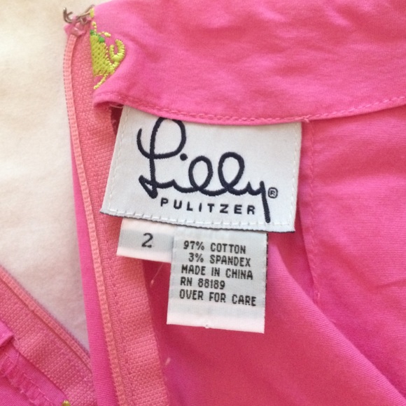 Hot Pink Lilly Pulitzer Skirt - Vintage Lilly - Picture 3 of 3