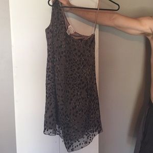 Max Studio printed silk dress