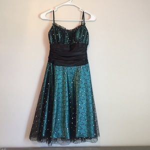 Teal prom/cocktail dress