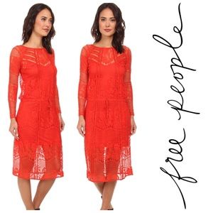 Free People Luna Lace Dress NWT🍓