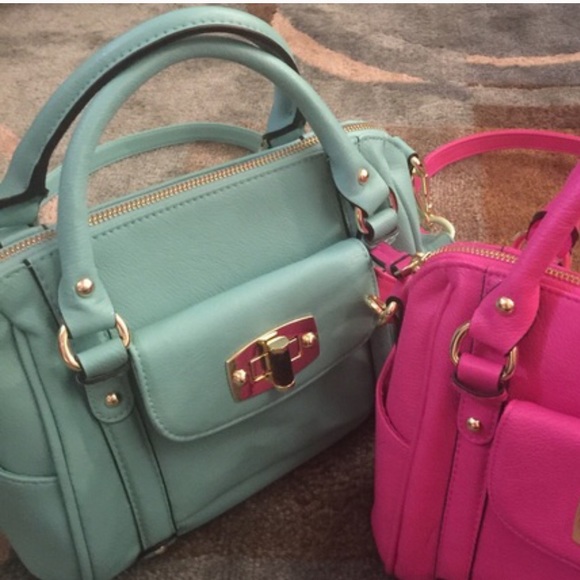Mini Satchel CrossBody Handbag *TEAL ONLY*