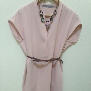 Blush Shift Dress