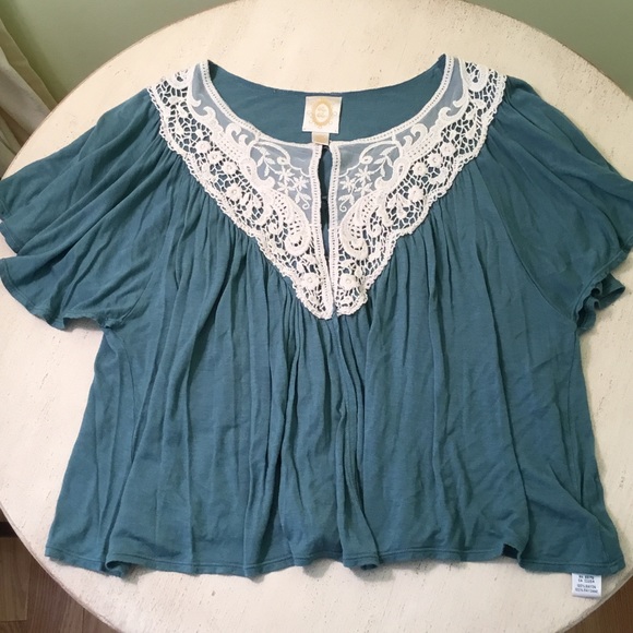 Green top from Anthropology, M