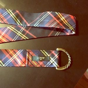 J Crew plaid belt - Size Small