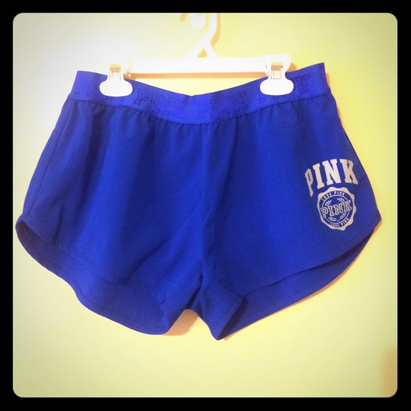 Size S PINK royal blue running shorts!
