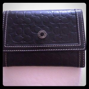 Authentic Coach business card holder