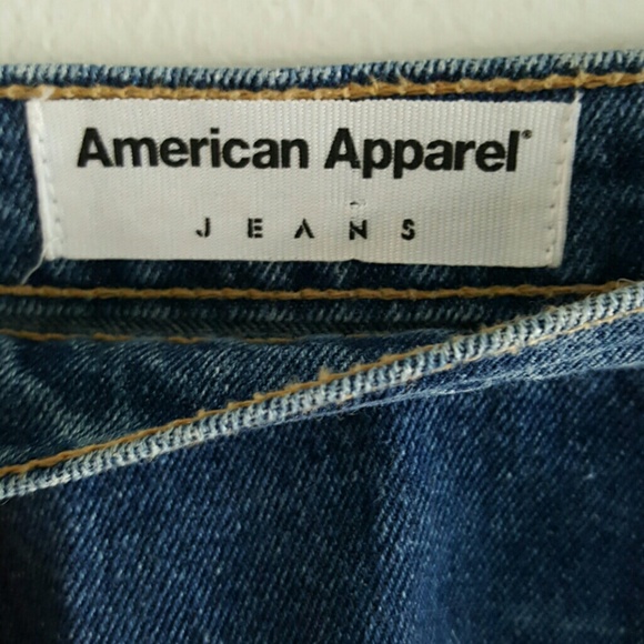 Denim Circle Skirt in Dark Wash Indigo - Picture 3 of 3