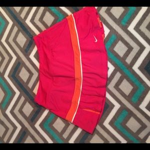 Pink dri fit Nike skirt