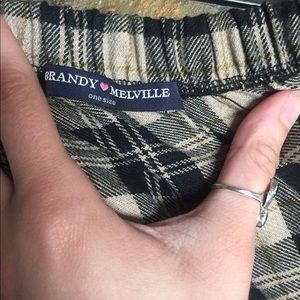 Brandy Melville plaid skirt one size!