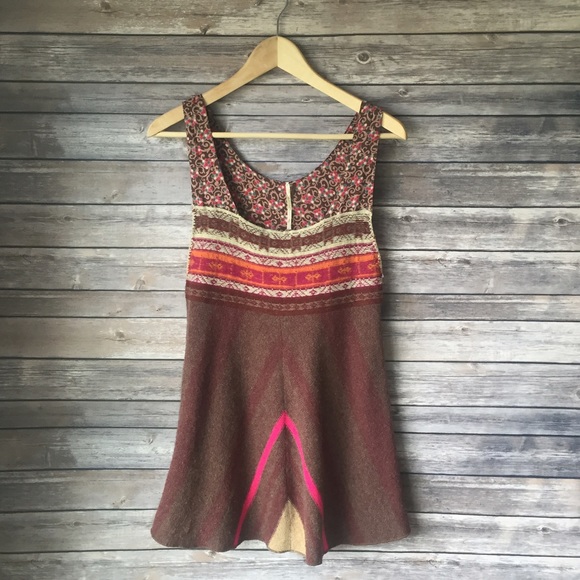Free People Wool-Blend Tunic Shift - Picture 3 of 5