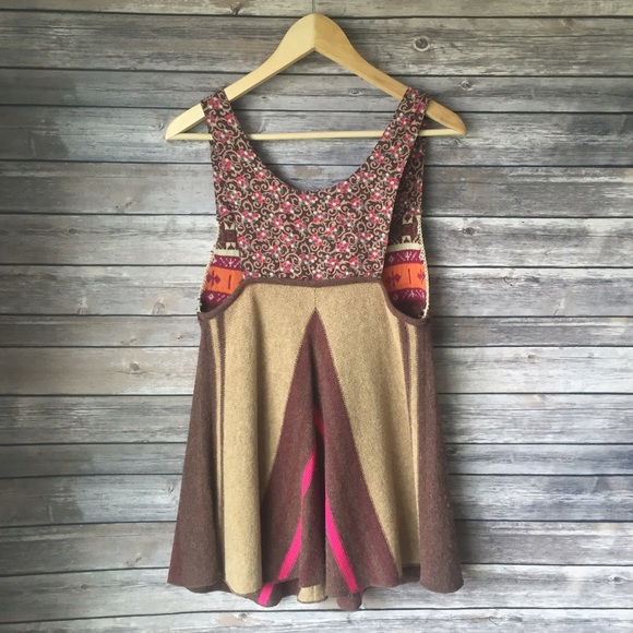 Free People Wool-Blend Tunic Shift - Picture 2 of 5