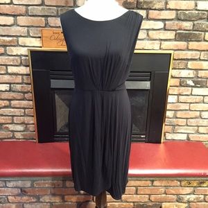 NWT Black Faux Wrap Dress.