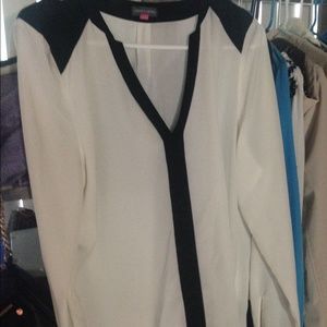 Tuxedo blouse