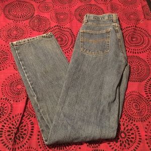 Cruel Girl boot cut jeans.