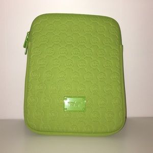 Lime green Michael Kors iPad case