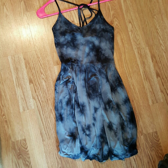 American Eagle fit and flare tie dye dress size M