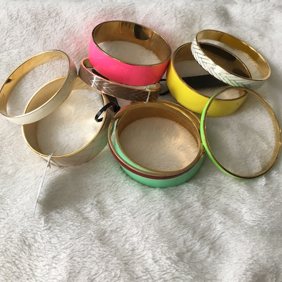 Jcrew bangles- various colors
