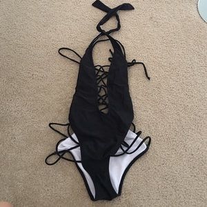 Windsor Black Lace swimsuit