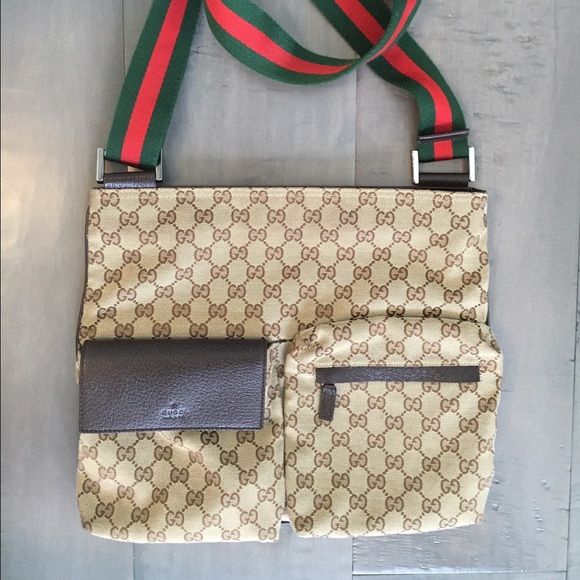 ❤️Gucci Canvas Logo Crossbody Bag❤️