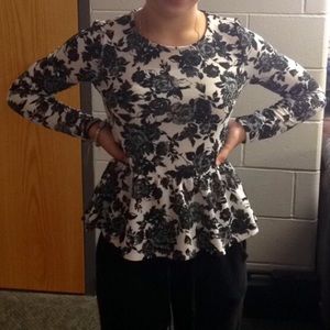 F21 peplum top
