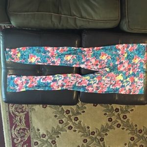 Floral patterned leggings