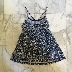 Abercrombie Blue Floral Top