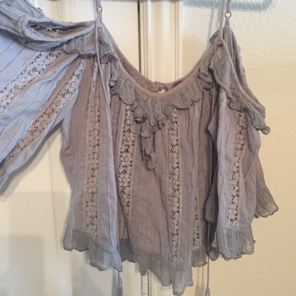 Free People off the shoulder top. Size: Small