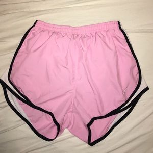 Light pink nike DRI-fit shorts