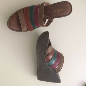 Born wedge sandals