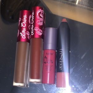 Limecrime velvetines, Tarte lipcreme & blush stick