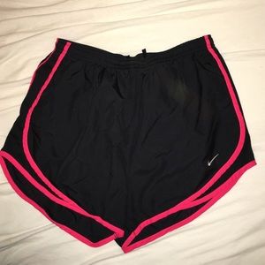 Black and red Dri-fit Nike shorts