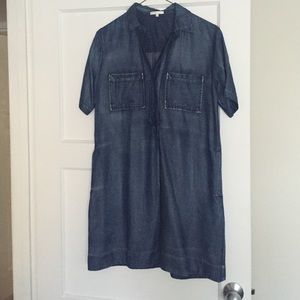 Light cotton denim dress