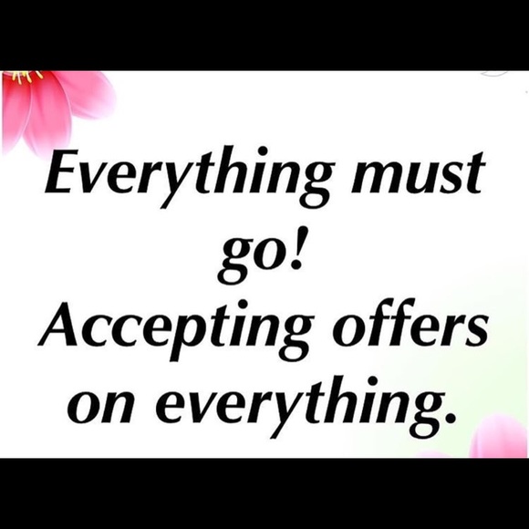 Everything in closet