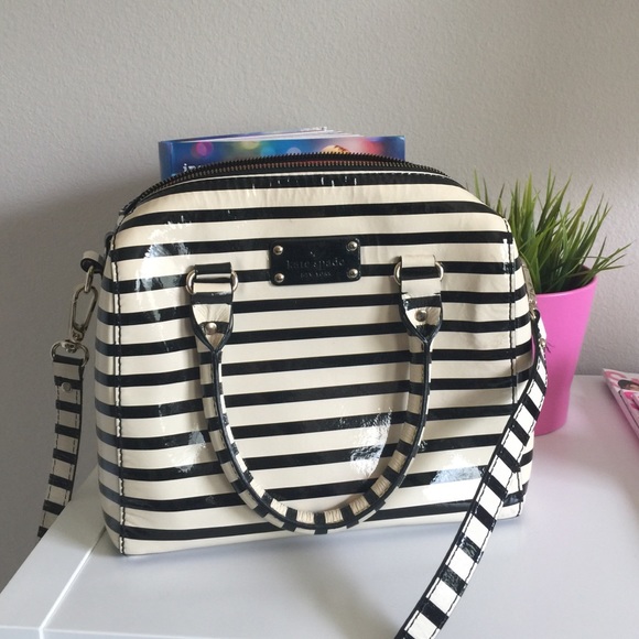kate spade Handbags - Striped Kate Spade handbag