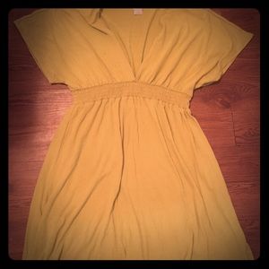 Bright green cover up