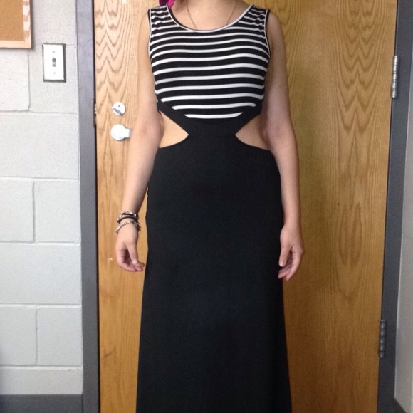 Beautiful cut outs maxi dress