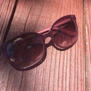 Purple mauve sunglasses vintage inspired
