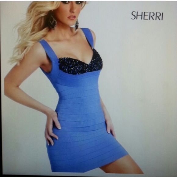 Sherri Hill Bandage Dress