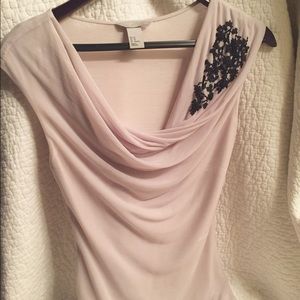Sleeveless Khaki Colored Blouse H&M