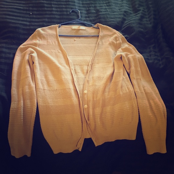 Tan Forever 21 cardigan
