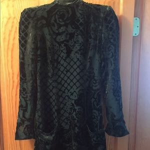 SOLD🚫 BALMAIN X H&M green velvet dress