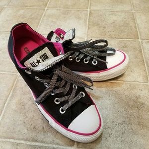 All star converse double lip sneakers