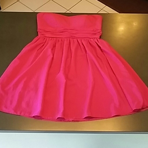 Jessica Simpson Fushia Satin Dress