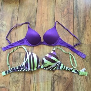 Victoria's Secret "very sexy" push up bra bundle