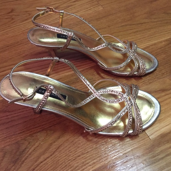 Gold Goddess Sandals View 2