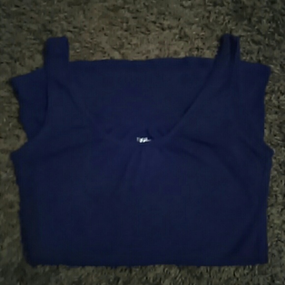 Navy blue tank top