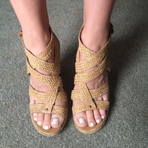 Dolce Vita woven espadrille sandal wedges